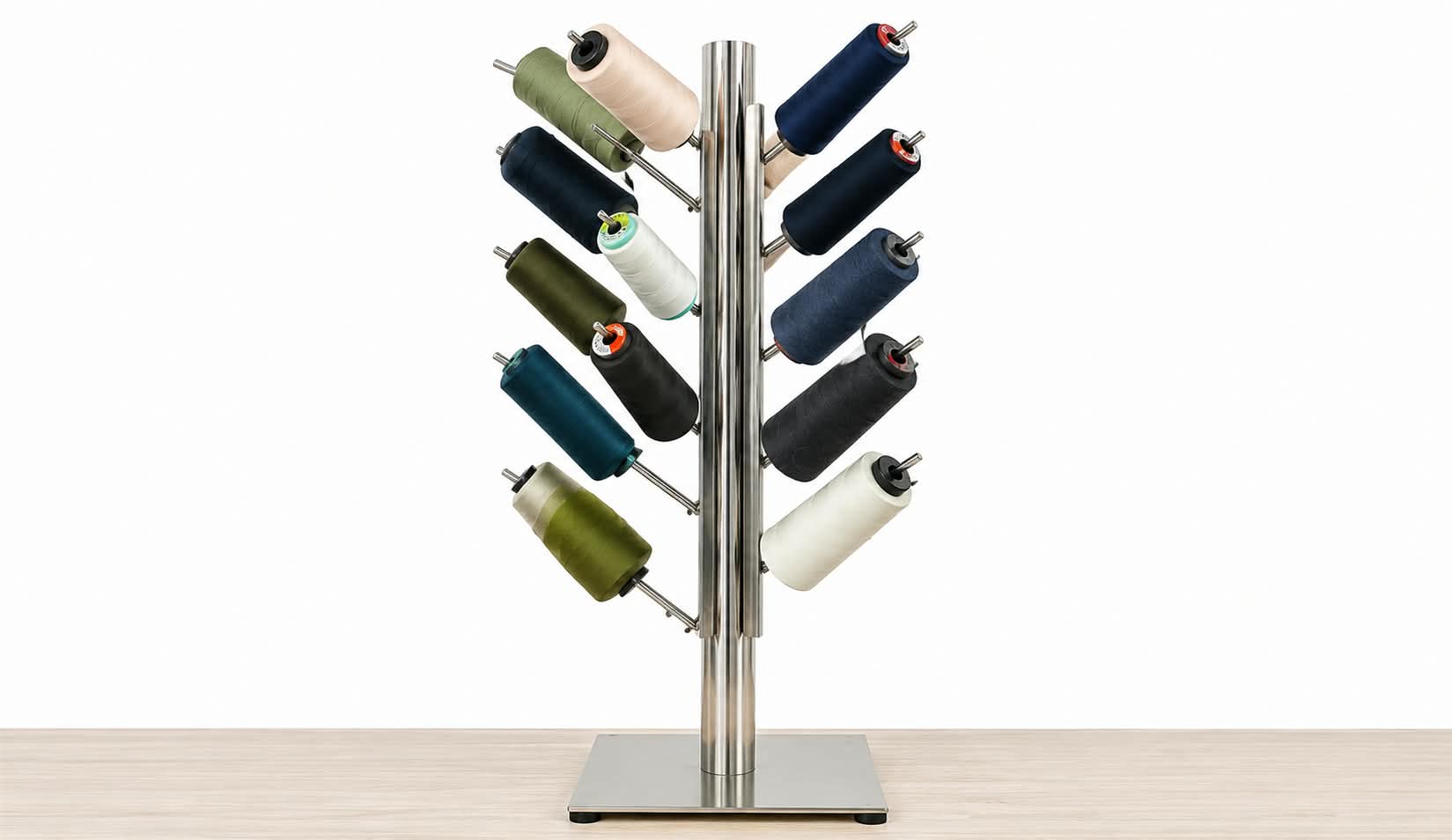 Ergonomic Yarn Stand for garment manufacturing